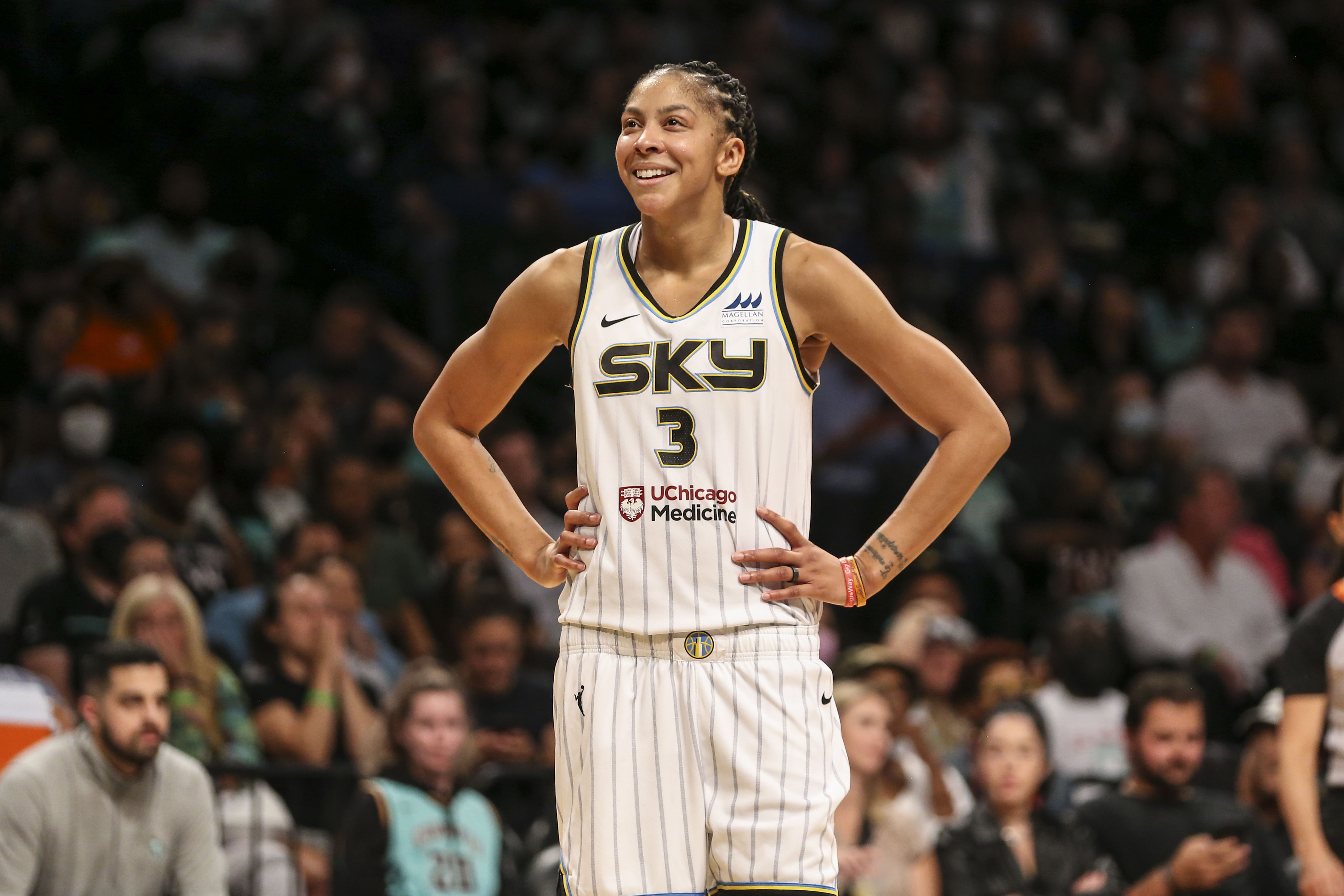 Chicago Sky set to retire Candace Parker's jersey this season. (Photo: IMAGN0